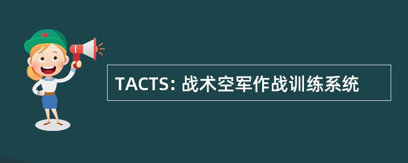 TACTS: 战术空军作战训练系统