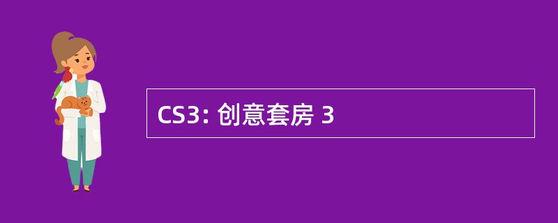 CS3: 创意套房 3