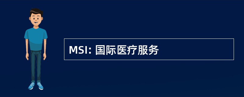 MSI: 国际医疗服务