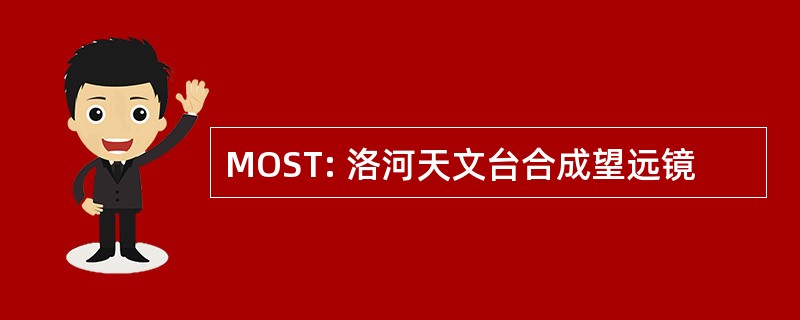 MOST: 洛河天文台合成望远镜