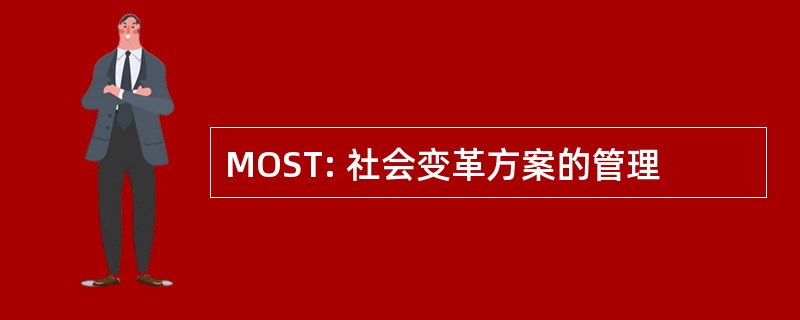 MOST: 社会变革方案的管理