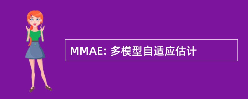 MMAE: 多模型自适应估计