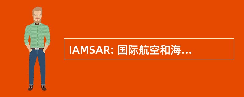 IAMSAR: 国际航空和海上搜索和救援