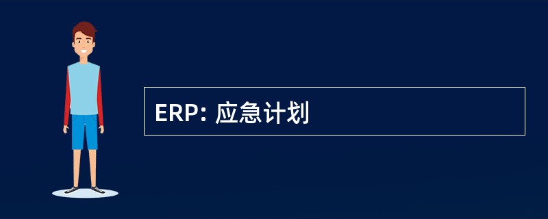 ERP: 应急计划