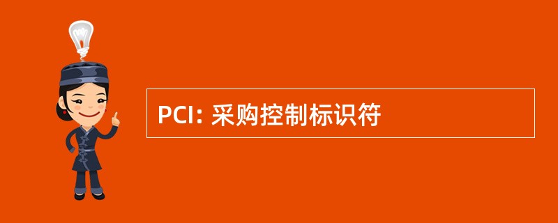 PCI: 采购控制标识符