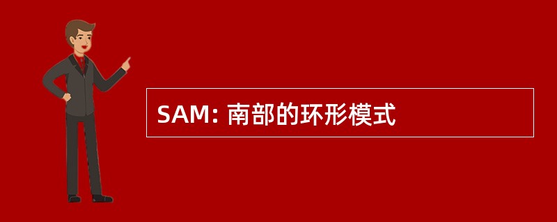 SAM: 南部的环形模式