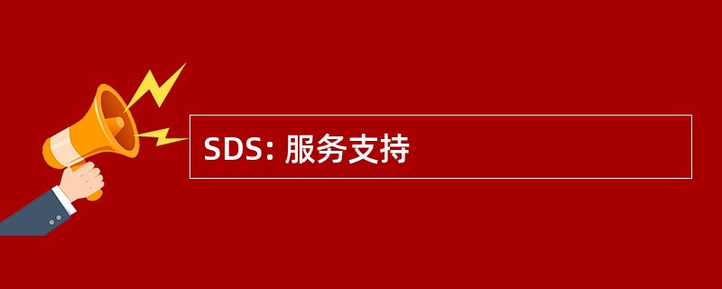 SDS: 服务支持