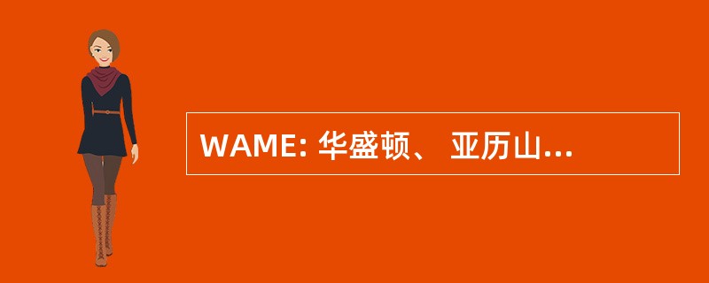 WAME: 华盛顿、 亚历山德里亚和芒特弗农的电气化铁路