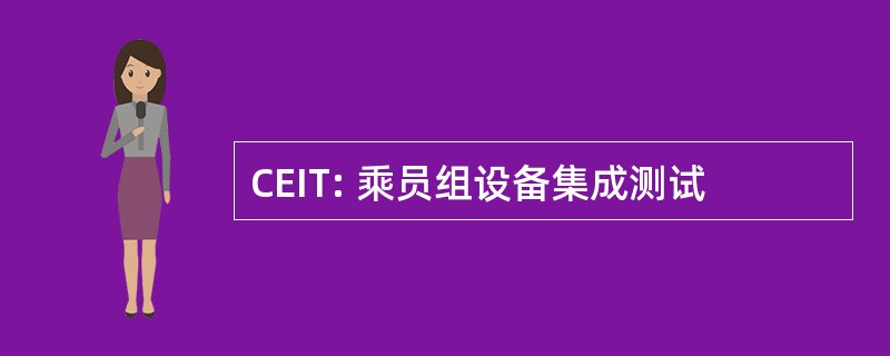 CEIT: 乘员组设备集成测试