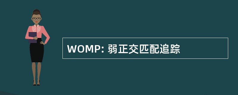 WOMP: 弱正交匹配追踪