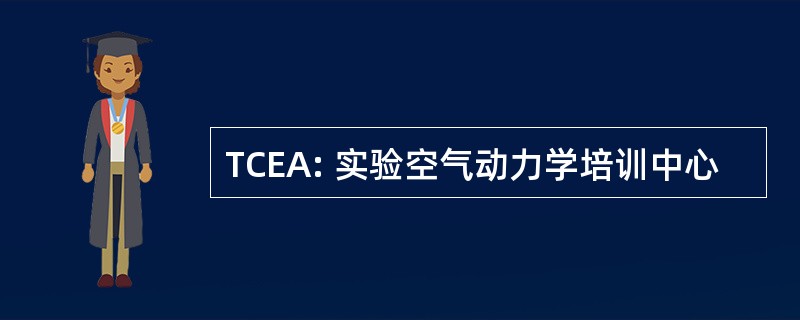 TCEA: 实验空气动力学培训中心