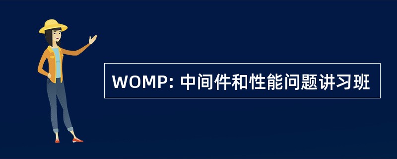 WOMP: 中间件和性能问题讲习班