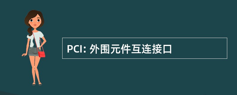 PCI: 外围元件互连接口