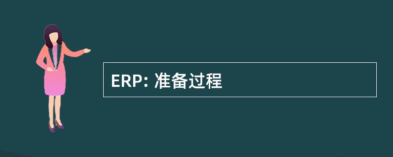 ERP: 准备过程