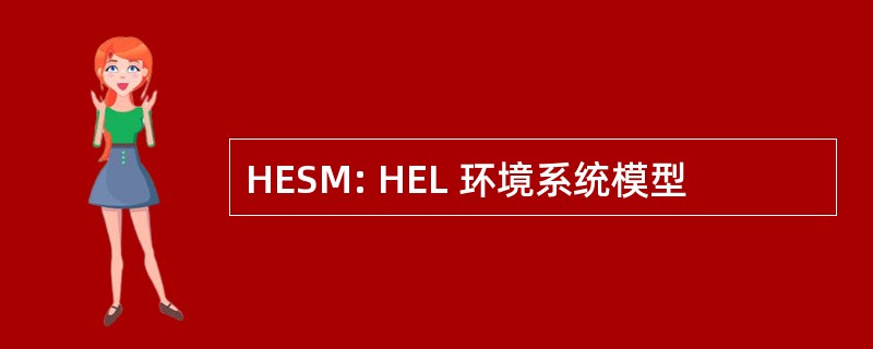 HESM: HEL 环境系统模型