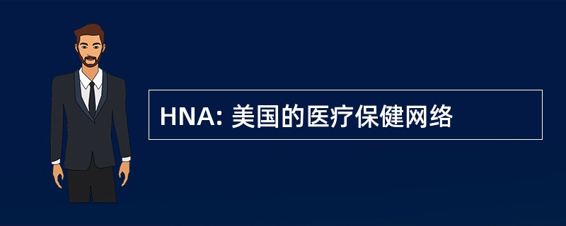 HNA: 美国的医疗保健网络