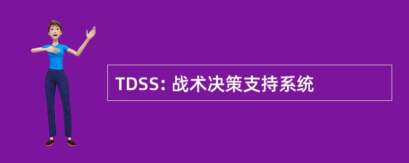 TDSS: 战术决策支持系统