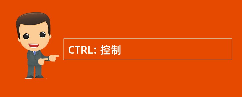 CTRL: 控制