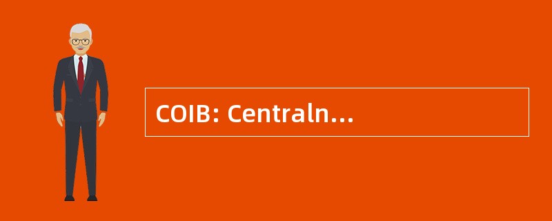 COIB: Centralny Osrodek Informacji Budownictwa