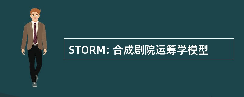 STORM: 合成剧院运筹学模型