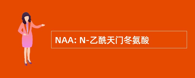 NAA: N-乙酰天门冬氨酸