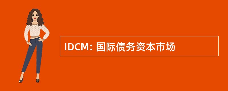 IDCM: 国际债务资本市场