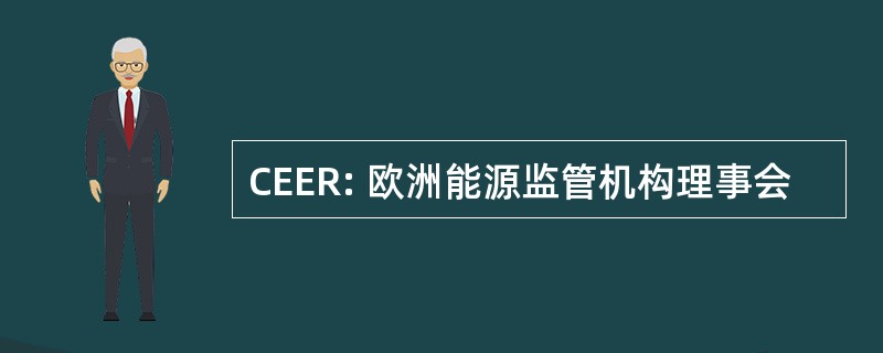 CEER: 欧洲能源监管机构理事会