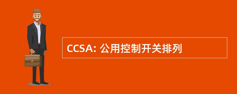 CCSA: 公用控制开关排列