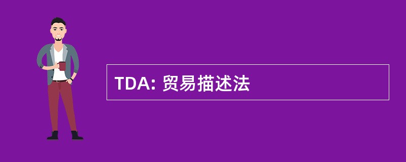 TDA: 贸易描述法