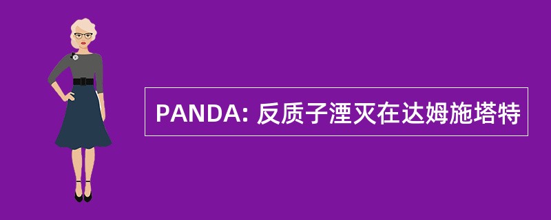 PANDA: 反质子湮灭在达姆施塔特