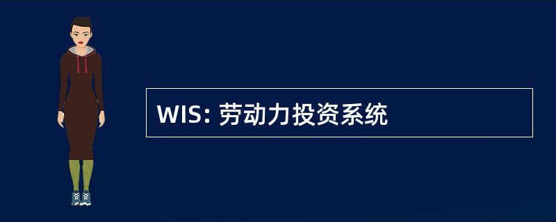 WIS: 劳动力投资系统