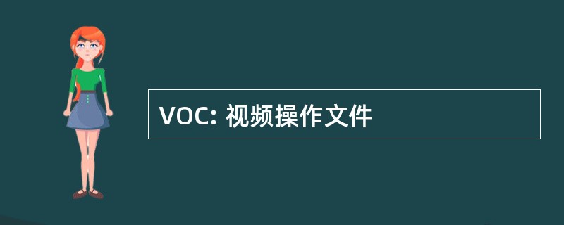 VOC: 视频操作文件