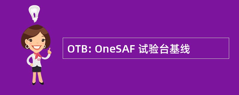 OTB: OneSAF 试验台基线