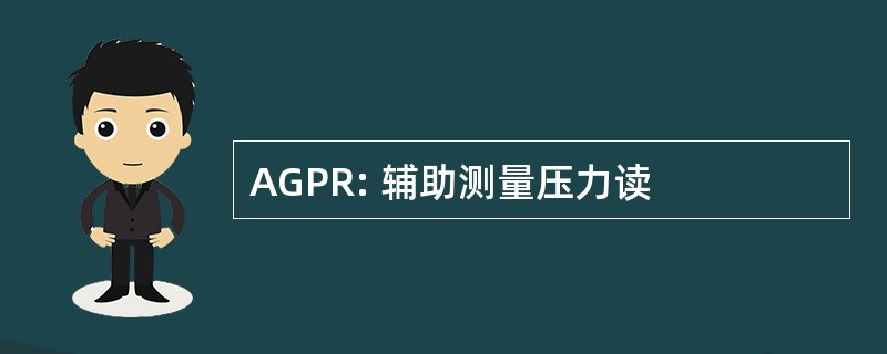 AGPR: 辅助测量压力读