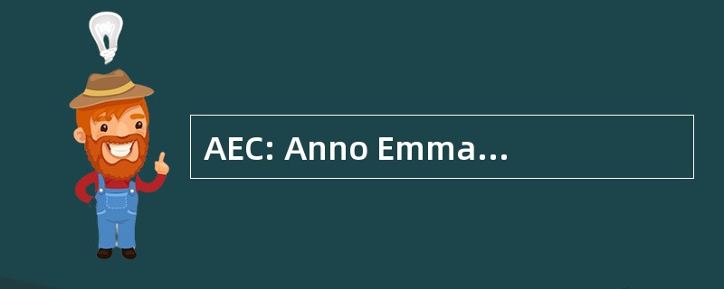 AEC: Anno Emmanuelis 科珀斯克里斯蒂