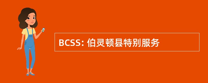 BCSS: 伯灵顿县特别服务