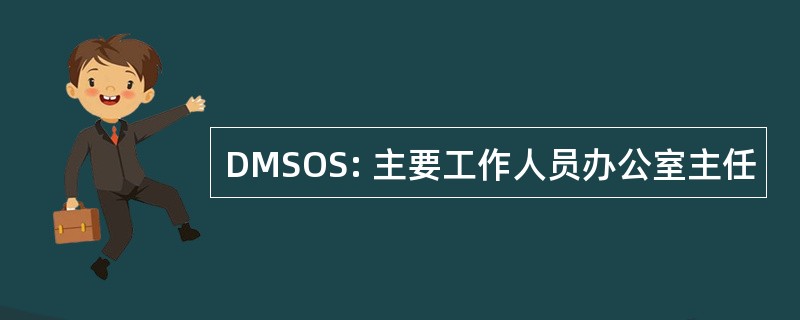 DMSOS: 主要工作人员办公室主任