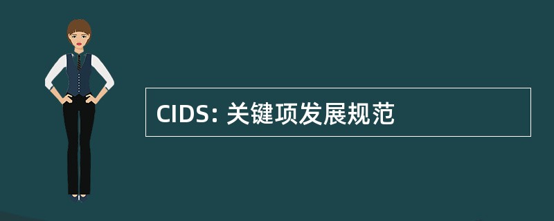 CIDS: 关键项发展规范