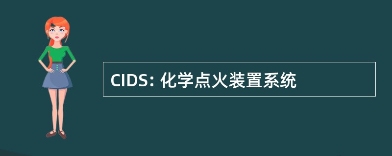 CIDS: 化学点火装置系统