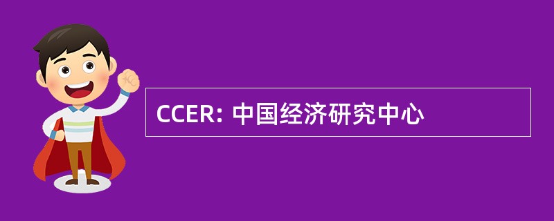 CCER: 中国经济研究中心