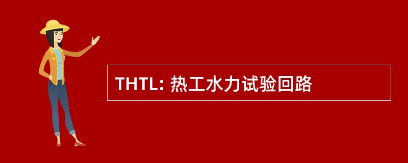 THTL: 热工水力试验回路