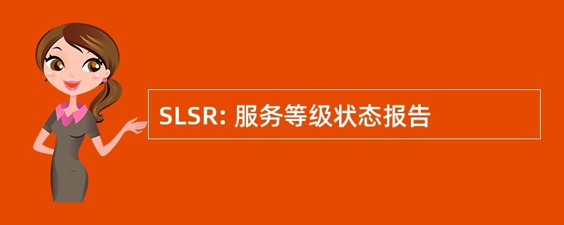 SLSR: 服务等级状态报告