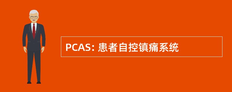 PCAS: 患者自控镇痛系统