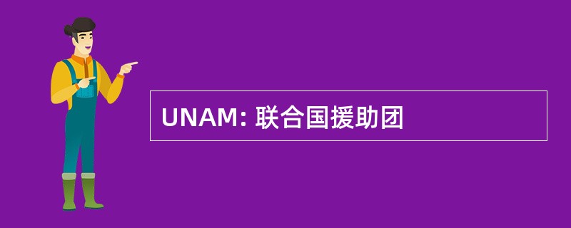 UNAM: 联合国援助团