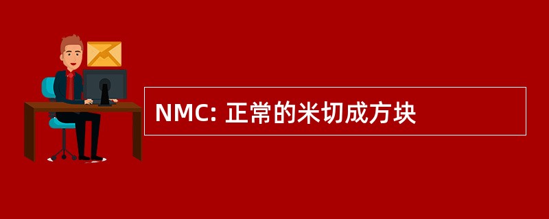 NMC: 正常的米切成方块