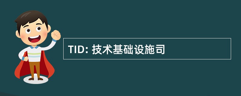 TID: 技术基础设施司