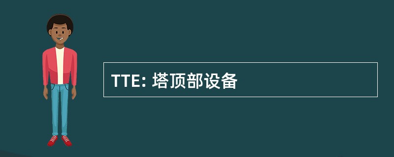 TTE: 塔顶部设备