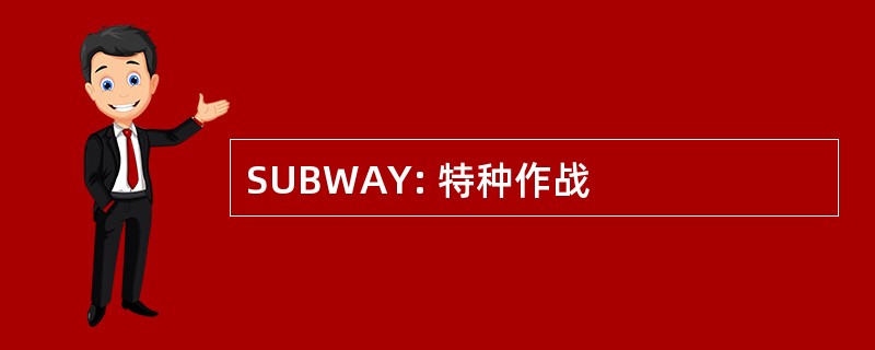 SUBWAY: 特种作战