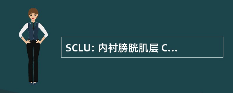 SCLU: 内衬膀胱肌层 Colocystoplasty