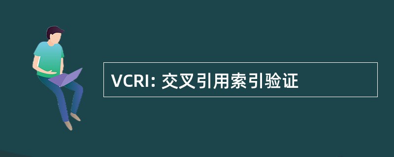 VCRI: 交叉引用索引验证